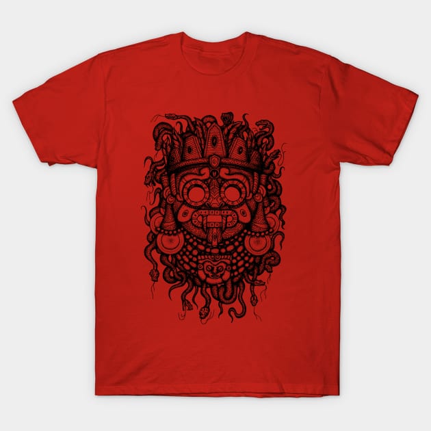 Snake God T-Shirt by The Purple Owl Cult